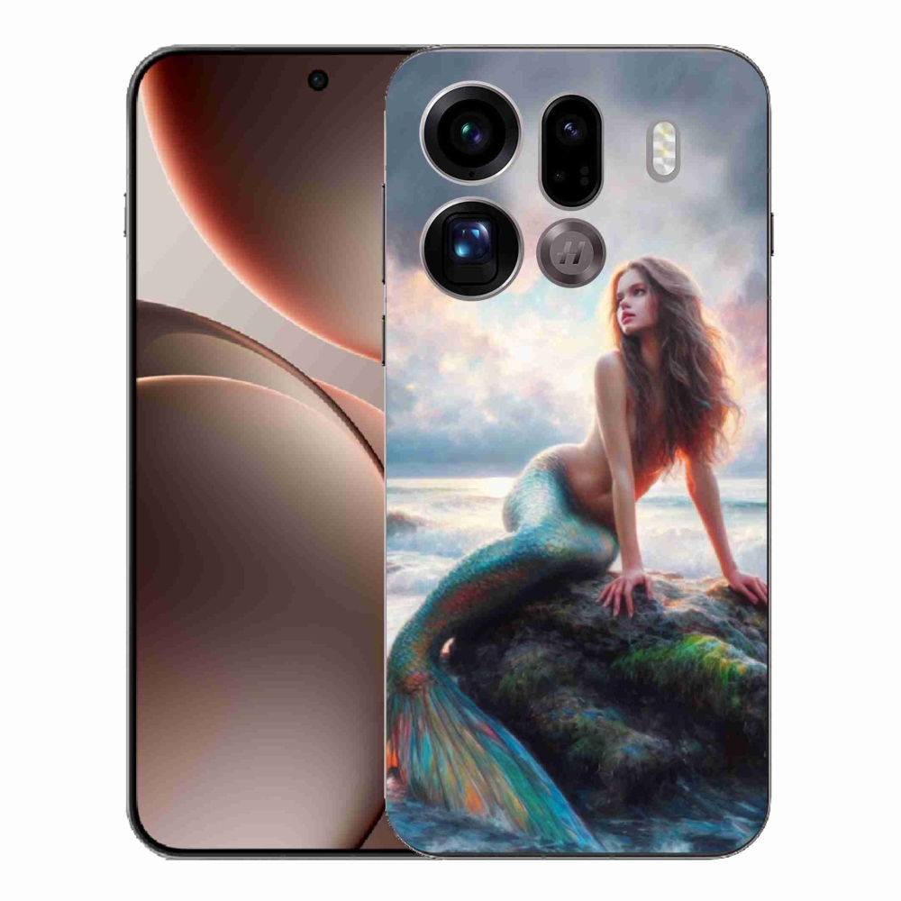 Gélový kryt mmCase na Oppo Find X9 Pro - morská panna