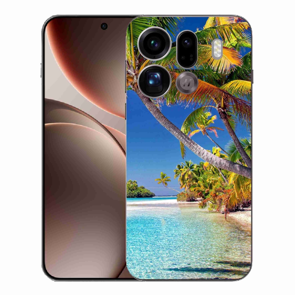 Gélový kryt mmCase na Oppo Find X9 Pro - morská pláž