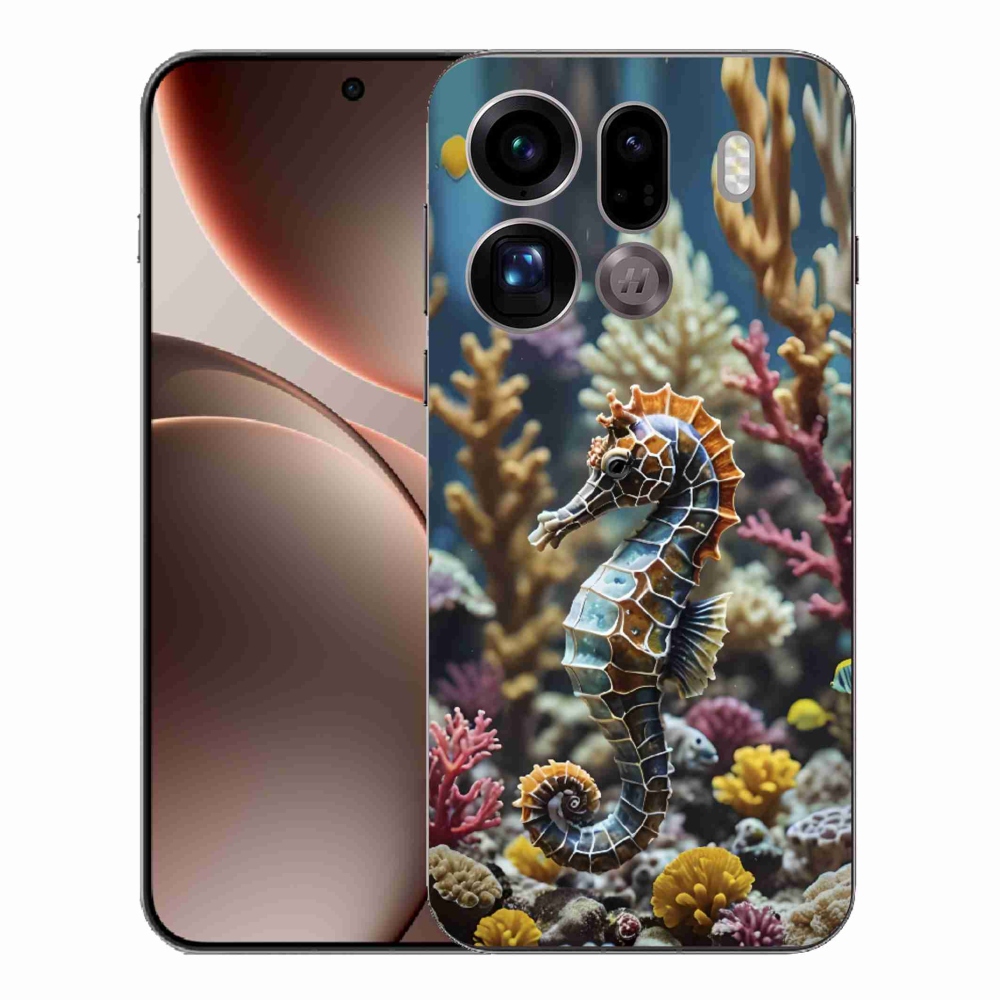 Gélový kryt mmCase na Oppo Find X9 Pro - morský koník 2