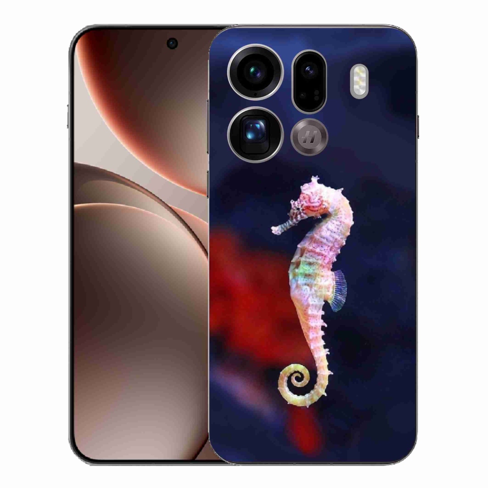 Gélový kryt mmCase na Oppo Find X9 Pro - morský koník