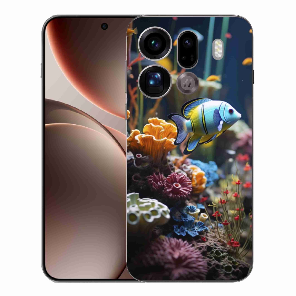 Gélový kryt mmCase na Oppo Find X9 Pro - morský svet 5