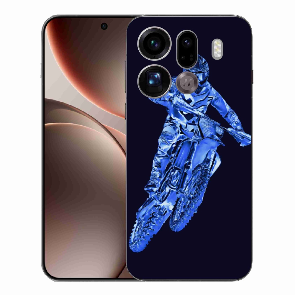 Gélový kryt mmCase na Oppo Find X9 Pro - motocross 1
