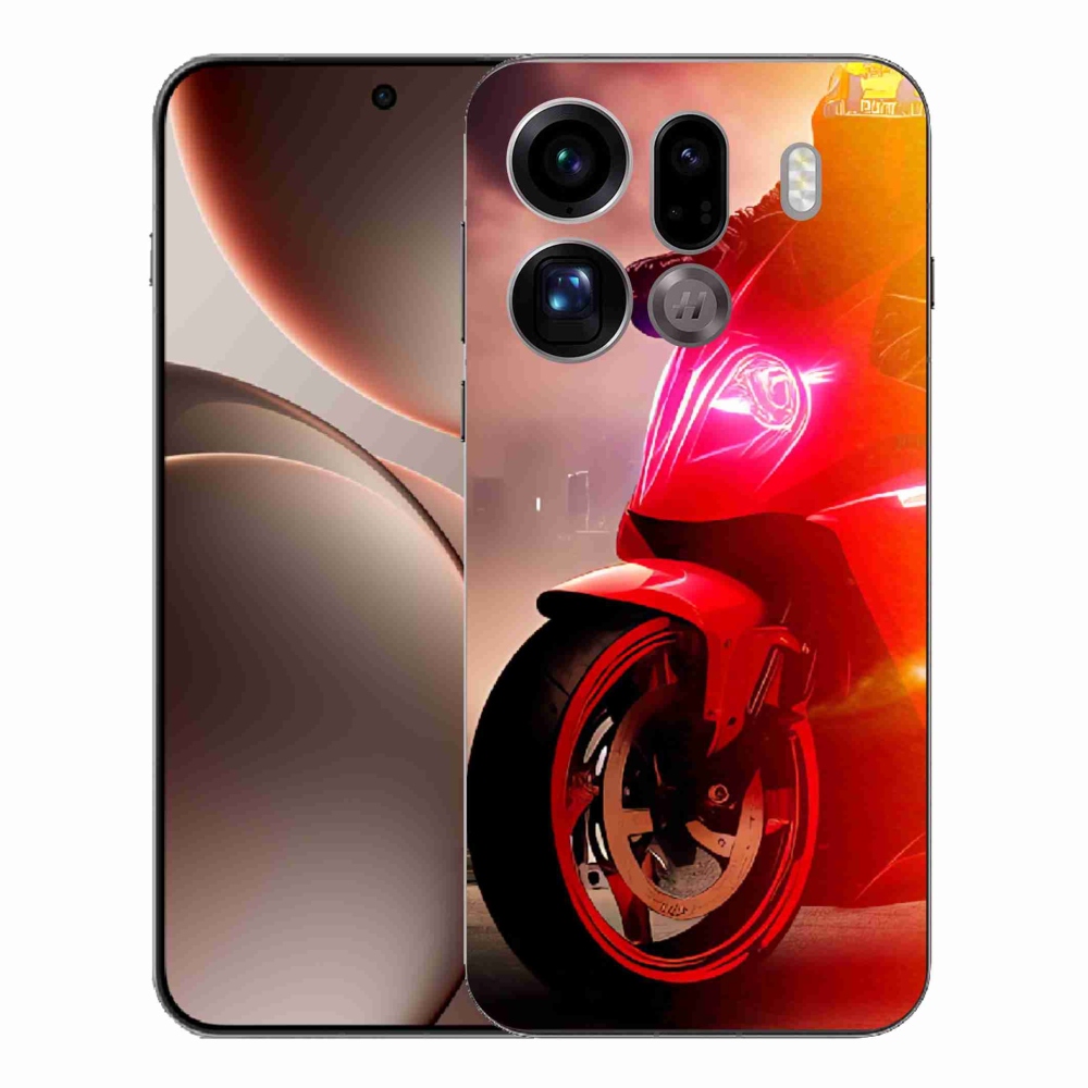 Gélový kryt mmCase na Oppo Find X9 Pro - motorka