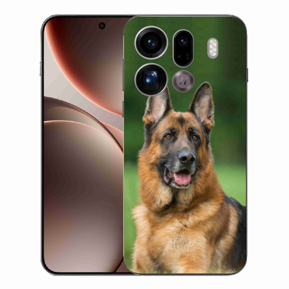 Gélový kryt mmCase na Oppo Find X9 Pro - nemecký ovčiak