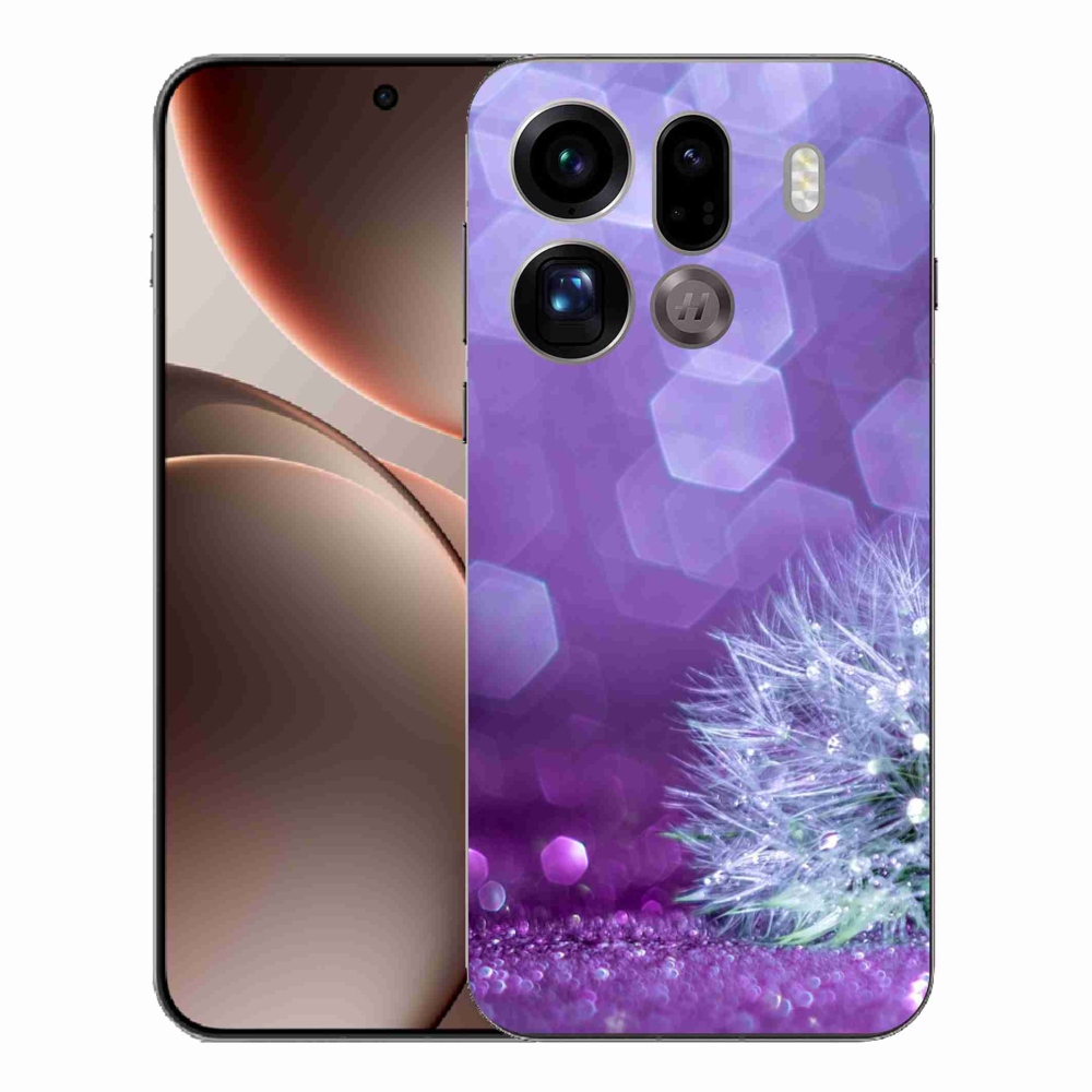 Gélový kryt mmCase na Oppo Find X9 Pro - odkvitnutá púpava 2