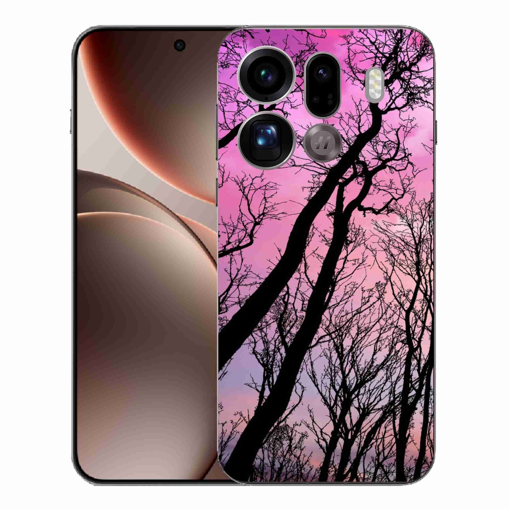 Gélový kryt mmCase na Oppo Find X9 Pro - opadané stromy
