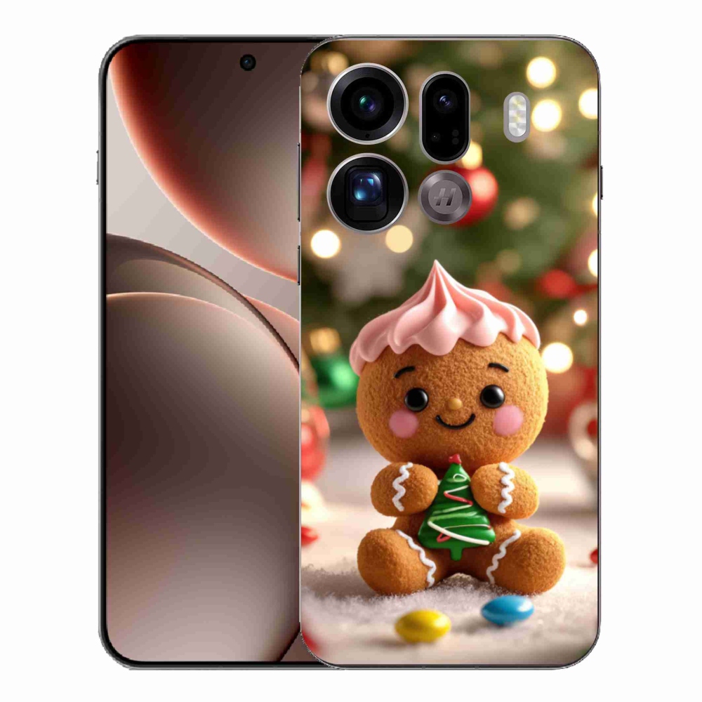 Gélový kryt mmCase na Oppo Find X9 Pro - perníček