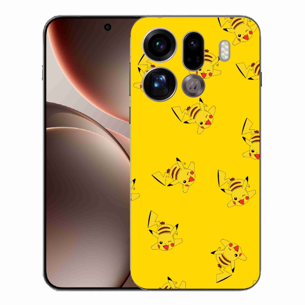 Gélový kryt mmCase na Oppo Find X9 Pro - pikachu