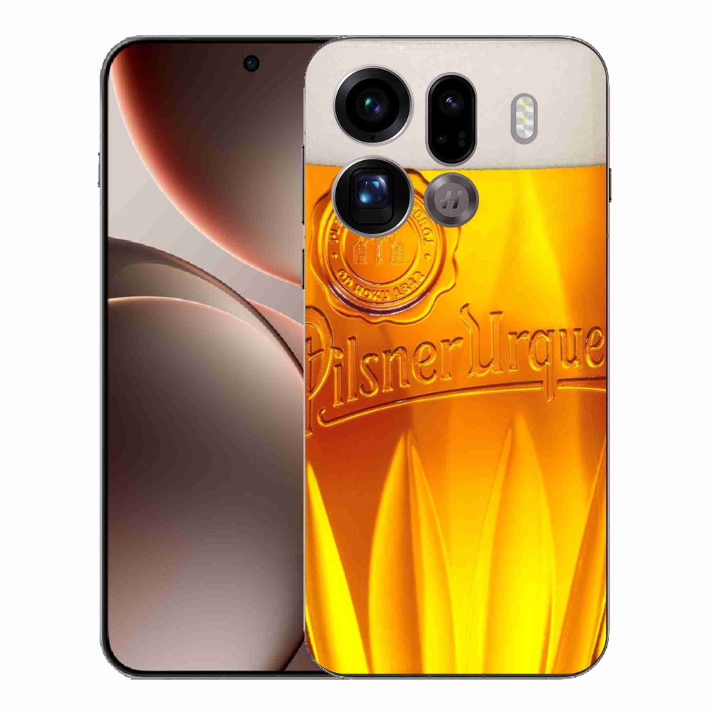 Gélový kryt mmCase na Oppo Find X9 Pro - pivo