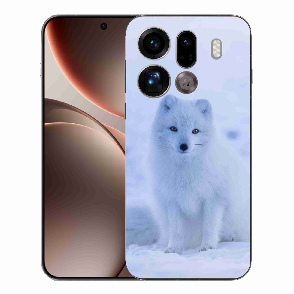 Gélový kryt mmCase na Oppo Find X9 Pro - polárna líška
