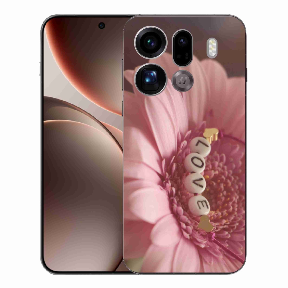 Gélový kryt mmCase na Oppo Find X9 Pro - prívesok love