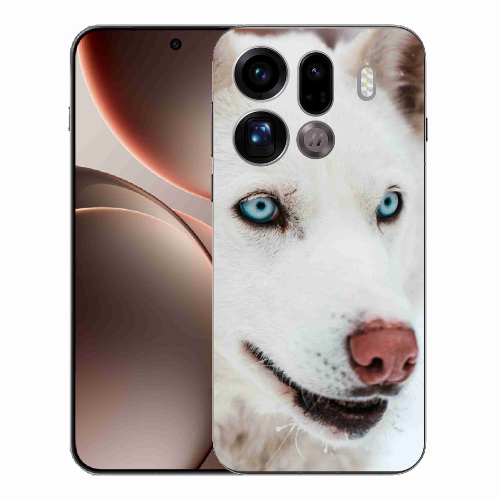 Gélový kryt mmCase na Oppo Find X9 Pro - psí pohľad