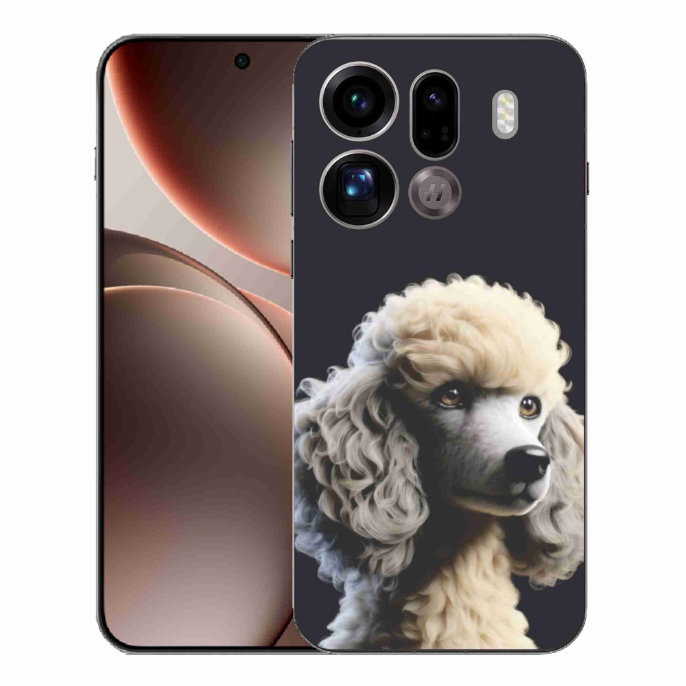 Gélový kryt mmCase na Oppo Find X9 Pro - pudel