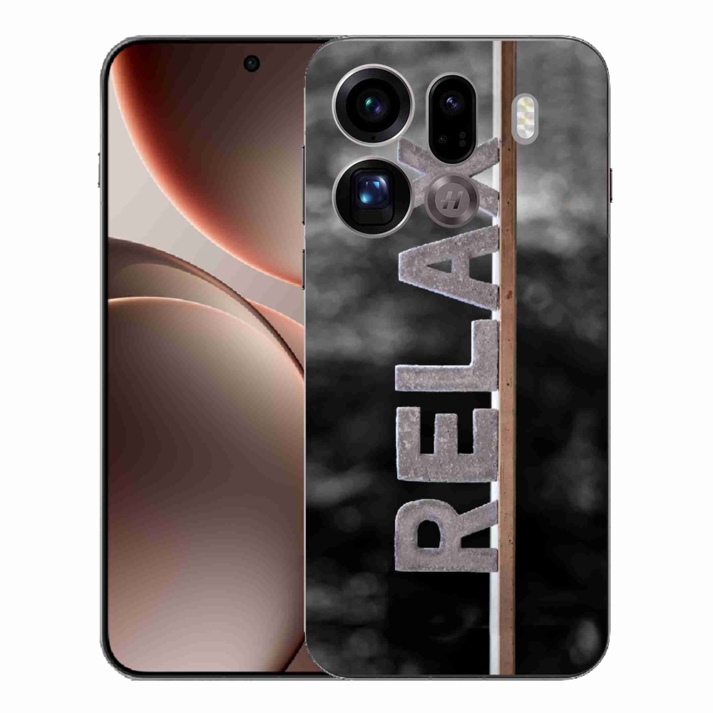 Gélový kryt mmCase na Oppo Find X9 Pro - relax 1