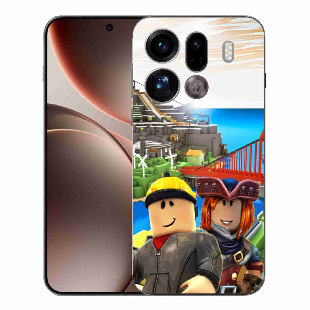 Gélový kryt mmCase na Oppo Find X9 Pro - roblox 1