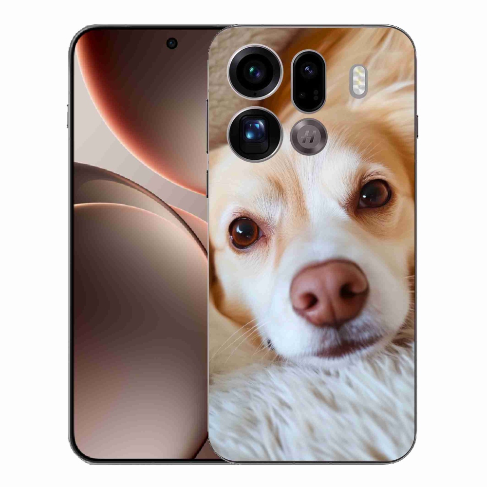Gélový kryt mmCase na Oppo Find X9 Pro - Roztomilá čivava