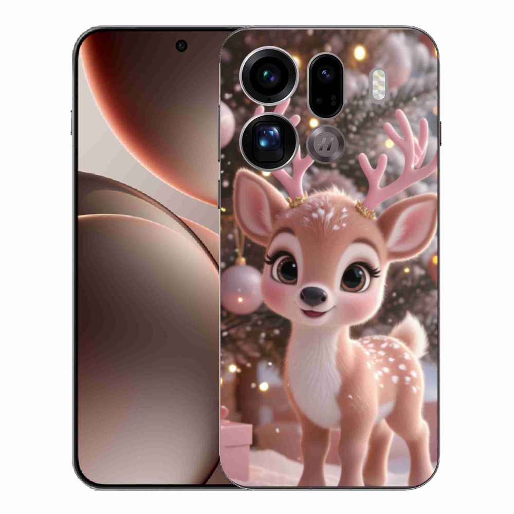Gélový kryt mmCase na Oppo Find X9 Pro - roztomilý sob