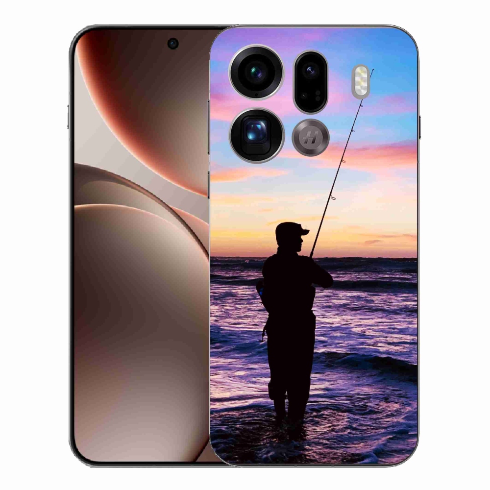 Gélový kryt mmCase na Oppo Find X9 Pro - rybárčenie 1