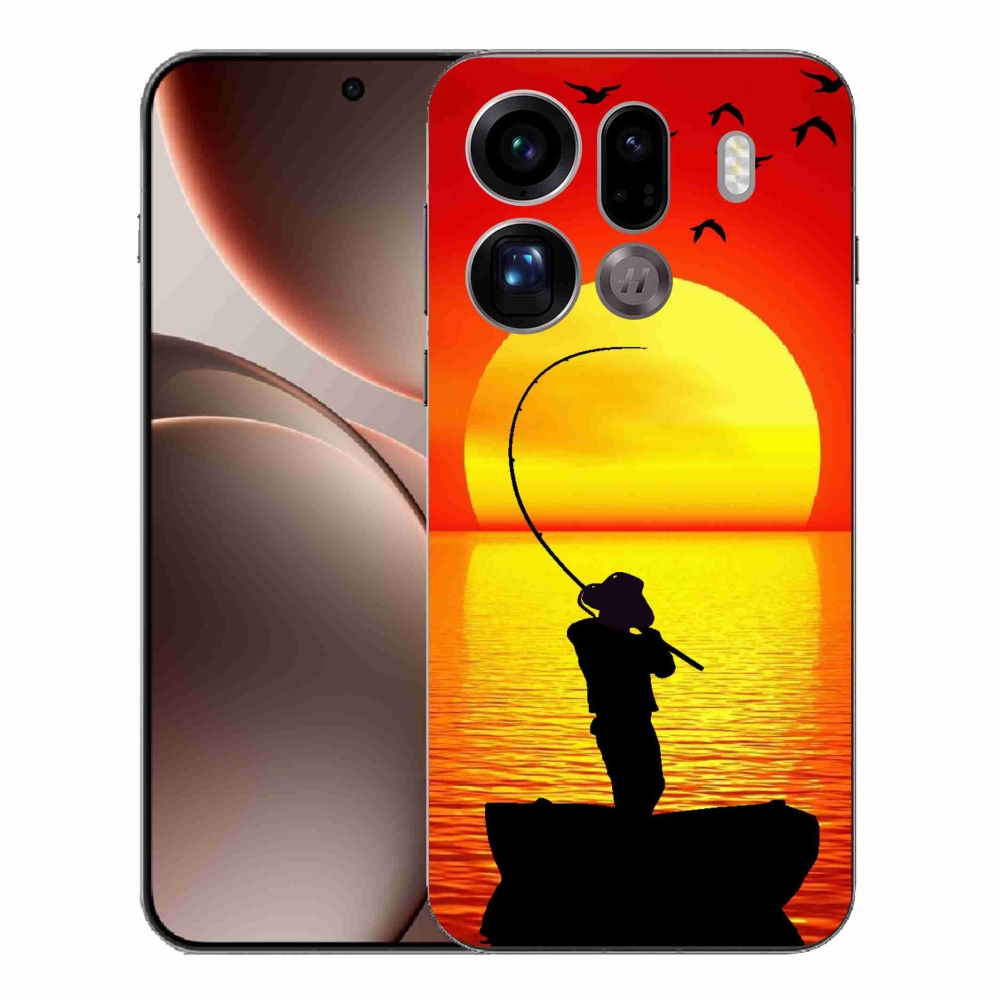 Gélový kryt mmCase na Oppo Find X9 Pro - rybárčenie