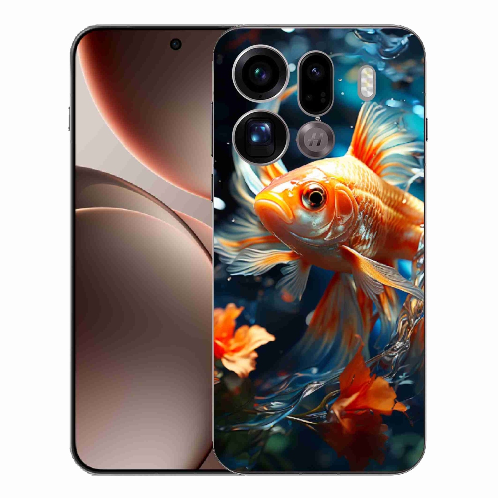 Gélový kryt mmCase na Oppo Find X9 Pro - rybka