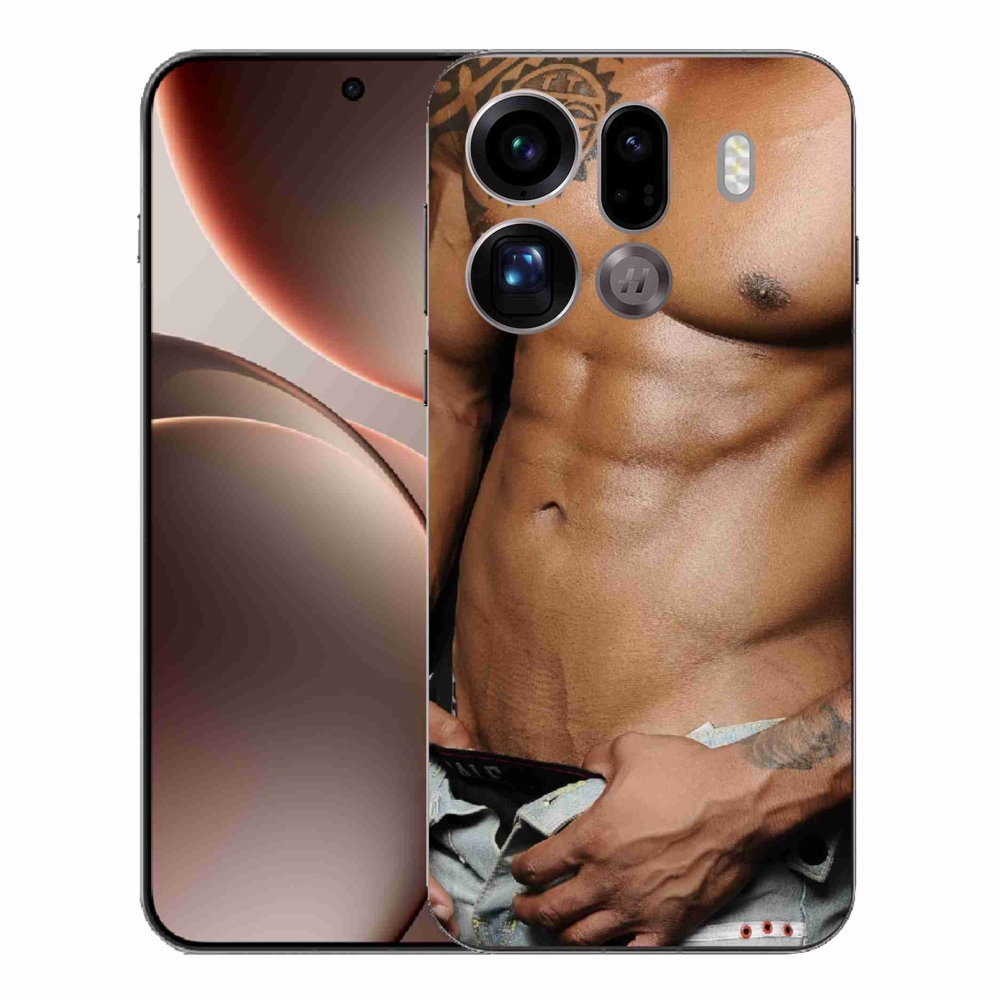 Gélový kryt mmCase na Oppo Find X9 Pro - sexy muž
