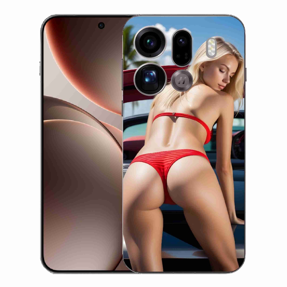 Gélový kryt mmCase na Oppo Find X9 Pro - sexy žena 2