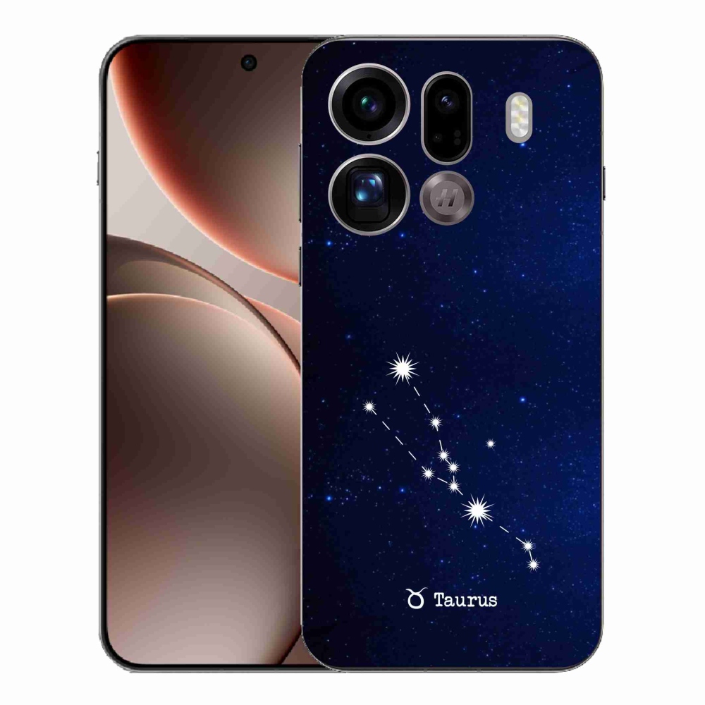 Gélový kryt mmCase na Oppo Find X9 Pro - súhvezdie Býka