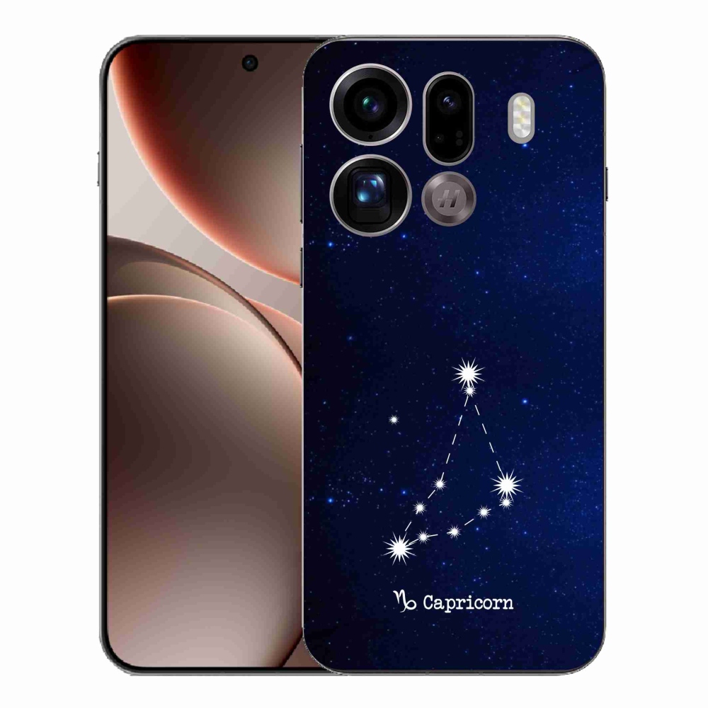 Gélový kryt mmCase na Oppo Find X9 Pro - súhvezdie Kozorožca