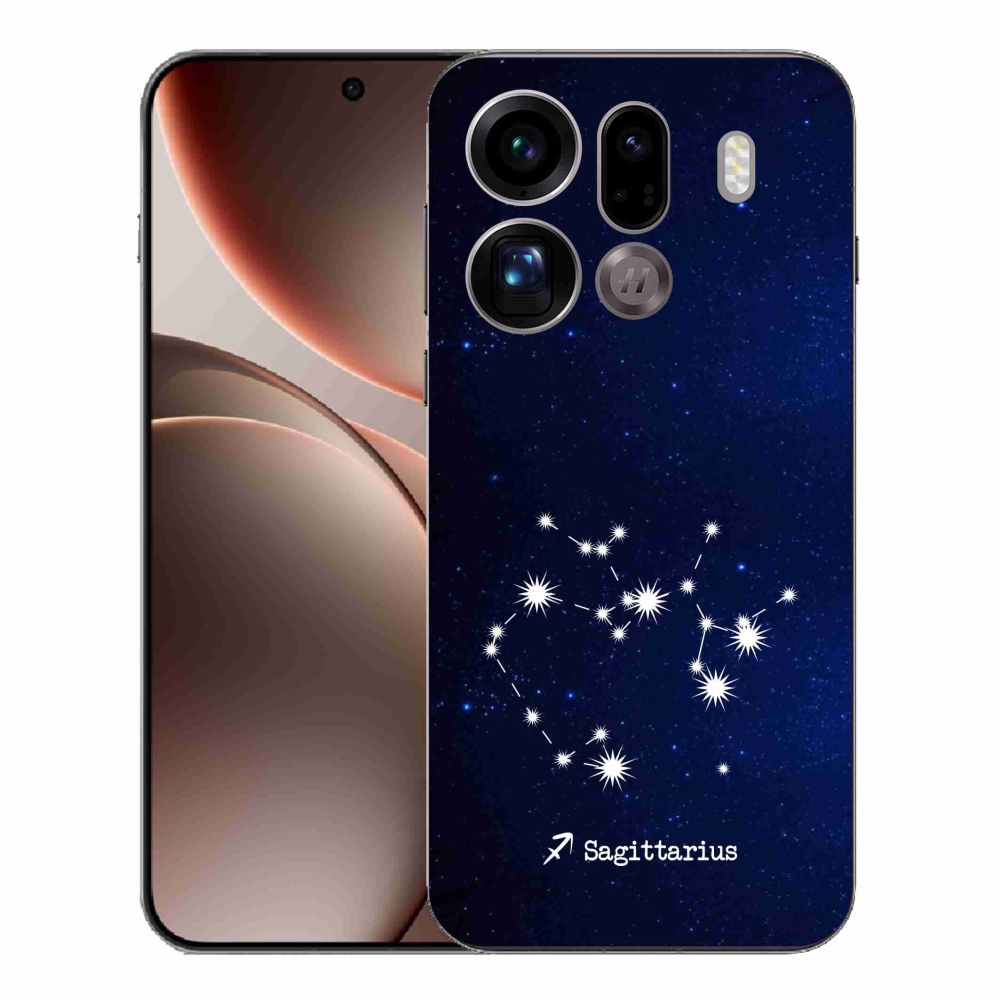 Gélový kryt mmCase na Oppo Find X9 Pro - súhvezdie Strelca