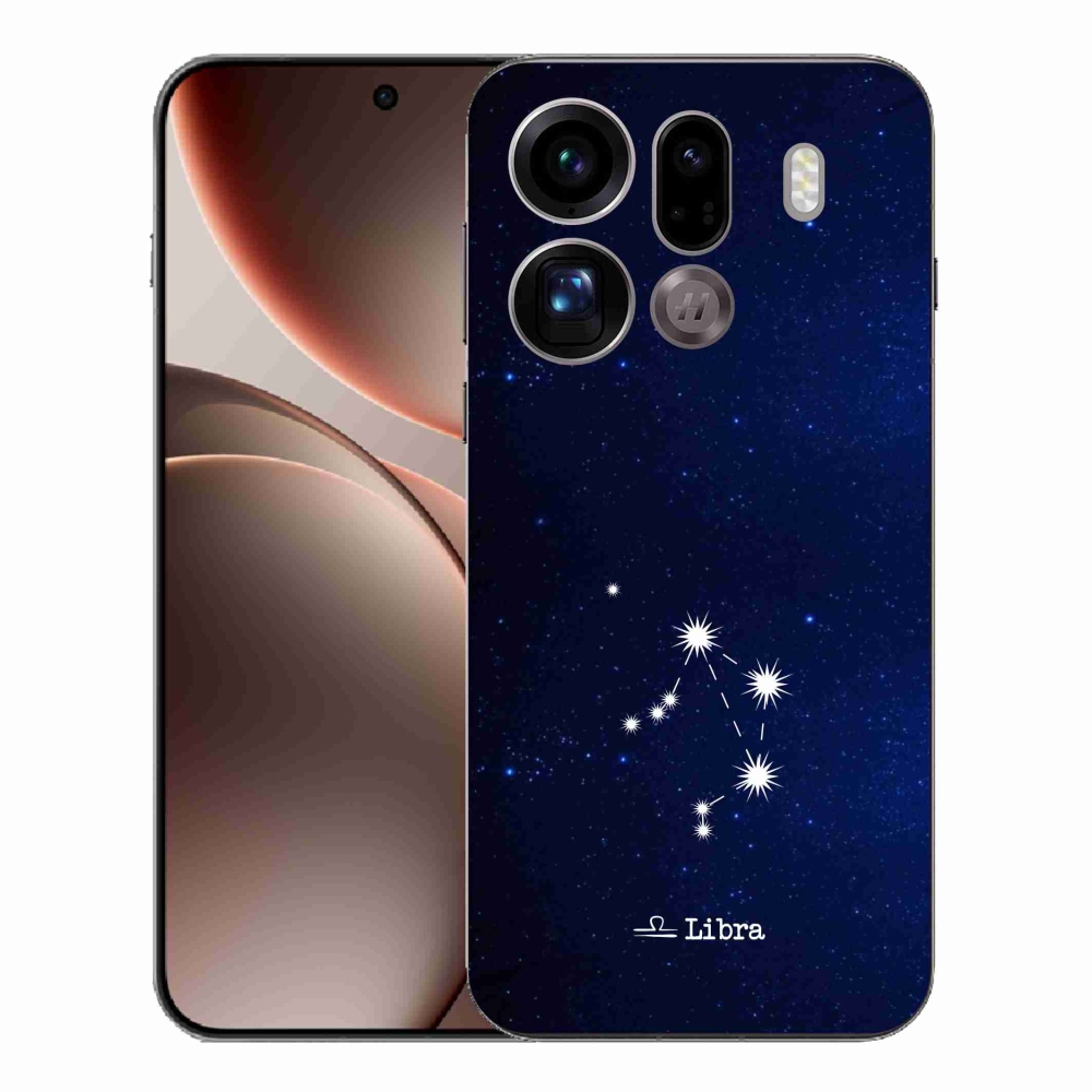 Gélový kryt mmCase na Oppo Find X9 Pro - súhvezdie Váhy