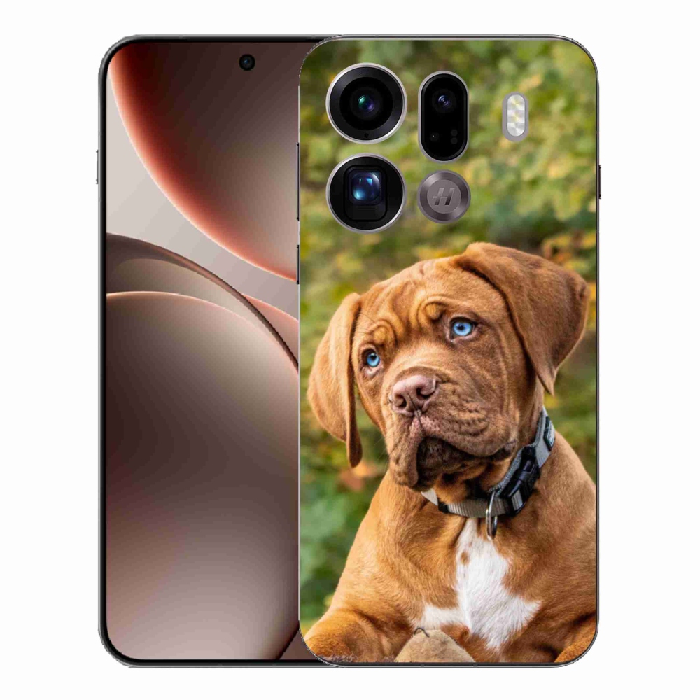 Gélový kryt mmCase na Oppo Find X9 Pro - šteňa