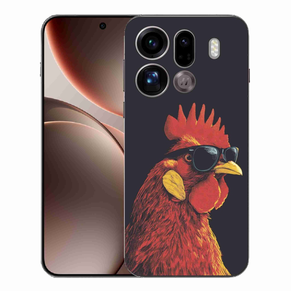 Gélový kryt mmCase na Oppo Find X9 Pro - štýlový kohút