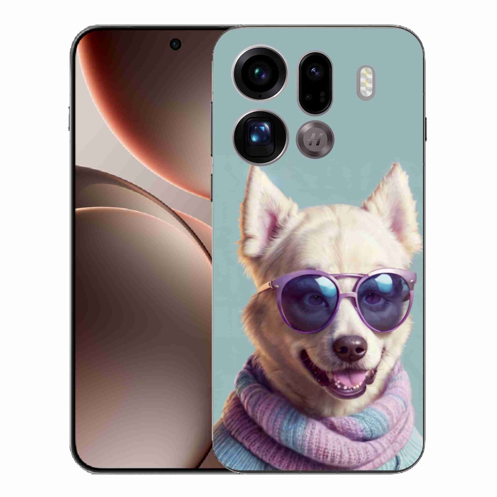Gélový kryt mmCase na Oppo Find X9 Pro - štýlový nemecký špic