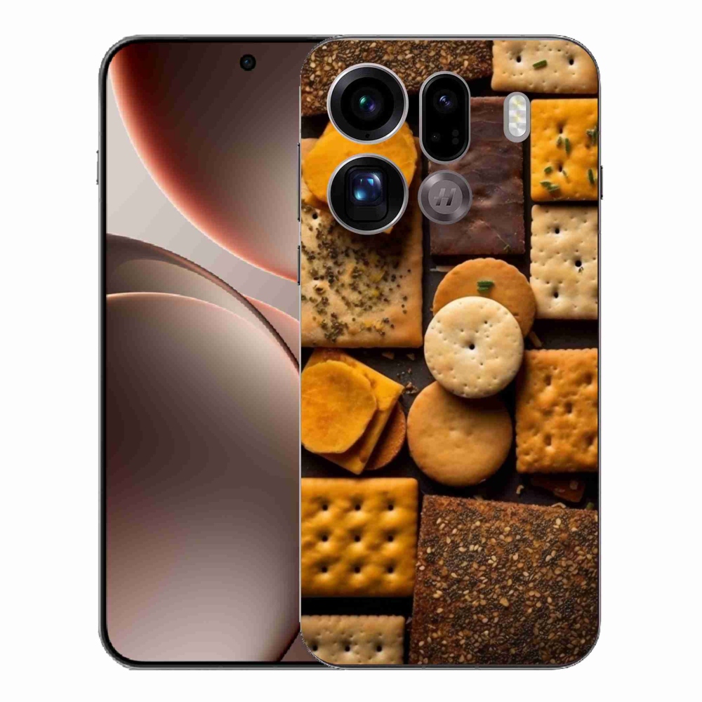 Gélový kryt mmCase na Oppo Find X9 Pro - sušienky