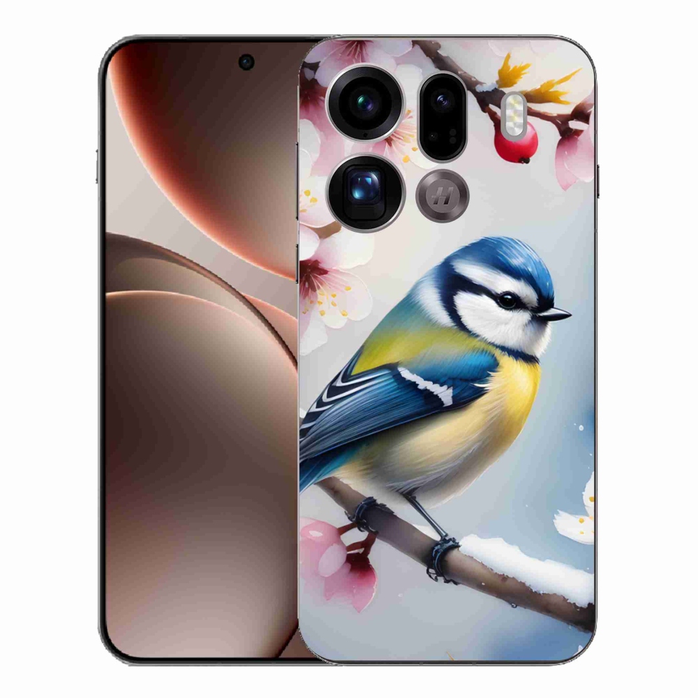 Gélový kryt mmCase na Oppo Find X9 Pro - sýkorka
