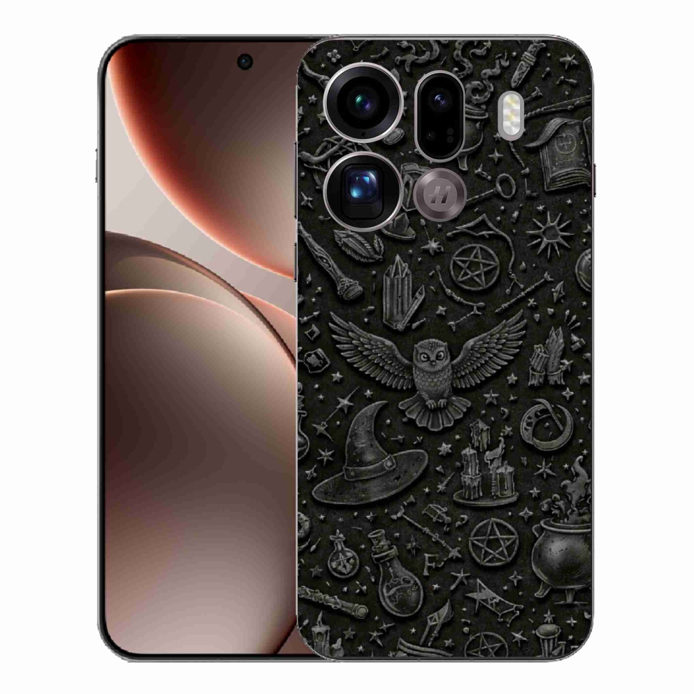 Gélový kryt mmCase na Oppo Find X9 Pro - tmavý magický svet