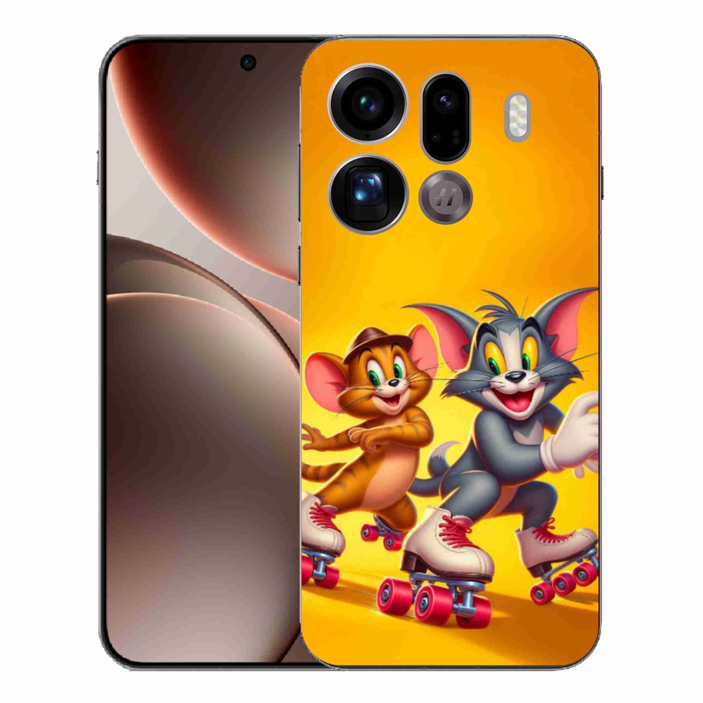 Gélový kryt mmCase na Oppo Find X9 Pro - tom a jerry