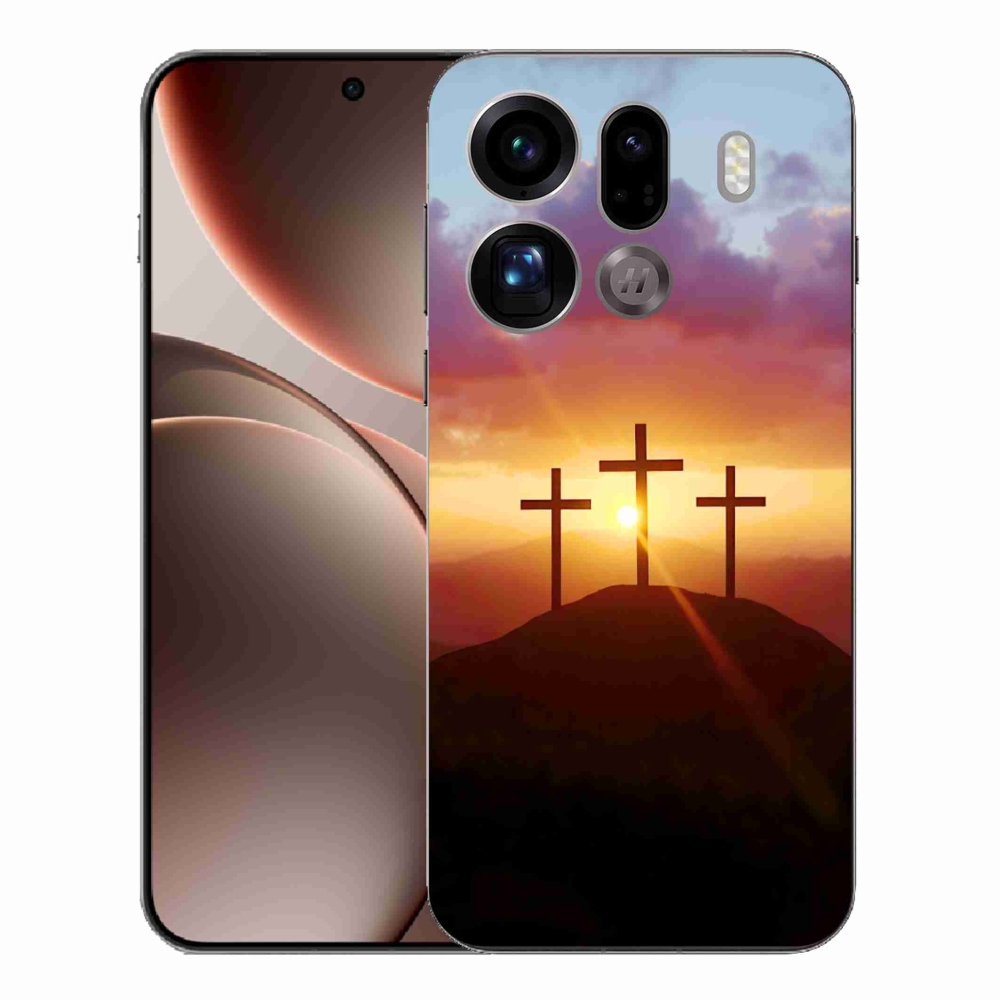 Gélový kryt mmCase na Oppo Find X9 Pro - tri kríža