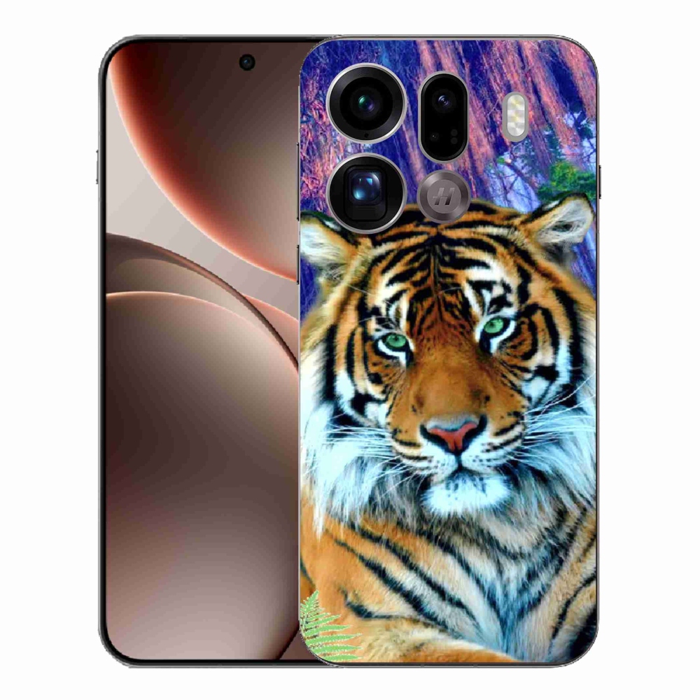 Gélový kryt mmCase na Oppo Find X9 Pro - tiger