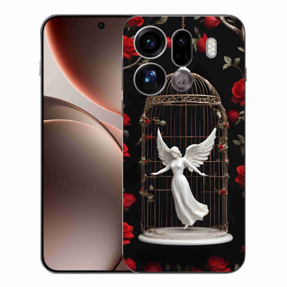 Gélový kryt mmCase na Oppo Find X9 Pro - uväznený anjel
