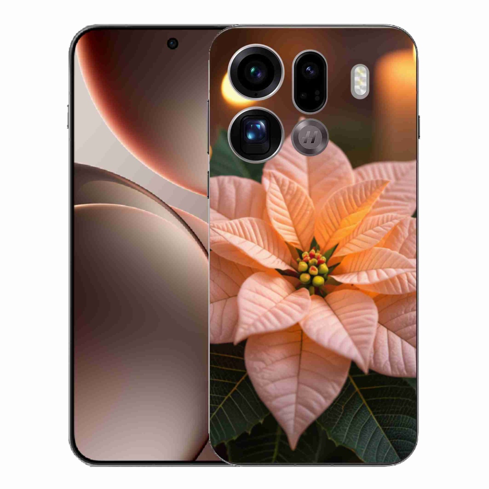 Gélový kryt mmCase na Oppo Find X9 Pro - vianočná hviezda