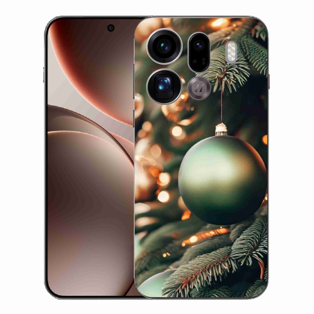 Gélový kryt mmCase na Oppo Find X9 Pro - vianočné ozdoby 1