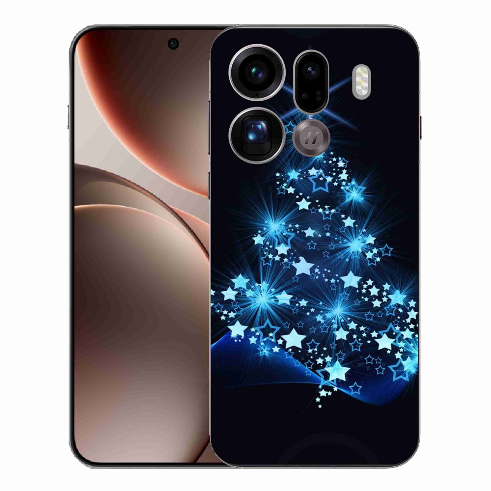 Gélový kryt mmCase na Oppo Find X9 Pro - vianočný stromček