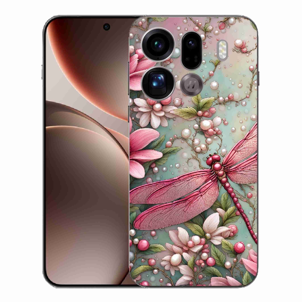 Gélový kryt mmCase na Oppo Find X9 Pro - vážka