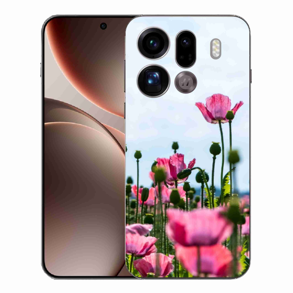 Gélový kryt mmCase na Oppo Find X9 Pro - vlčí mak