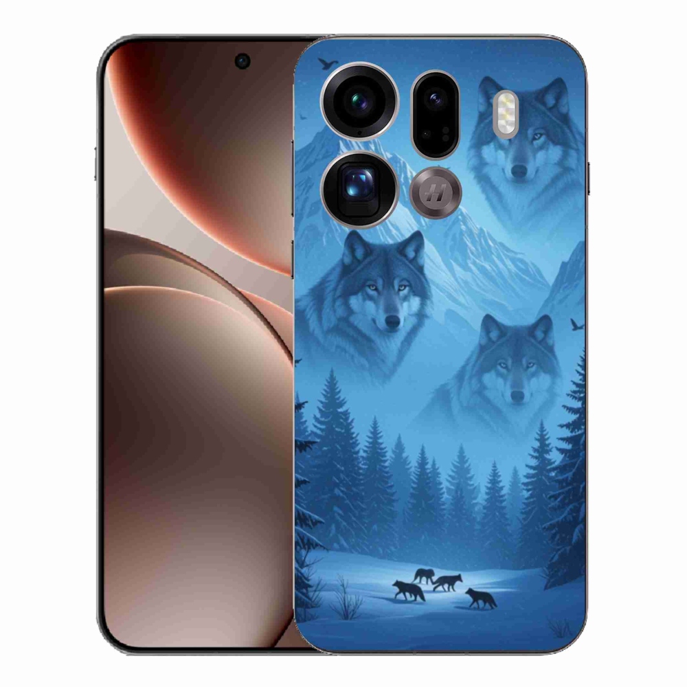 Gélový kryt mmCase na Oppo Find X9 Pro - vlčia svorka