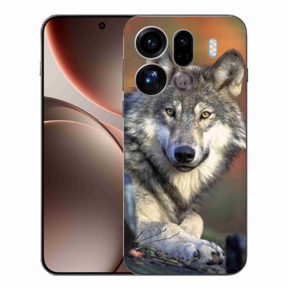 Gélový kryt mmCase na Oppo Find X9 Pro - vlk