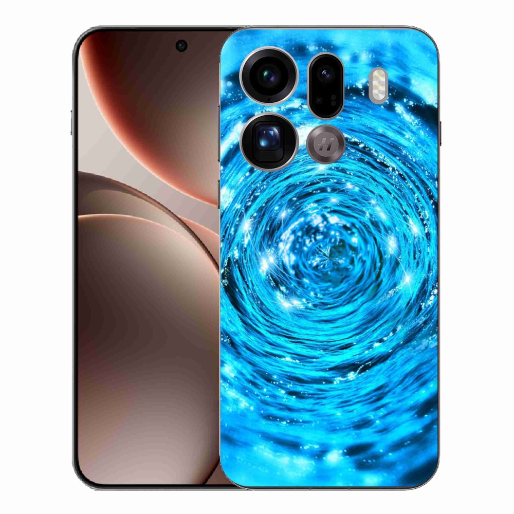 Gélový kryt mmCase na Oppo Find X9 Pro - vodný vír