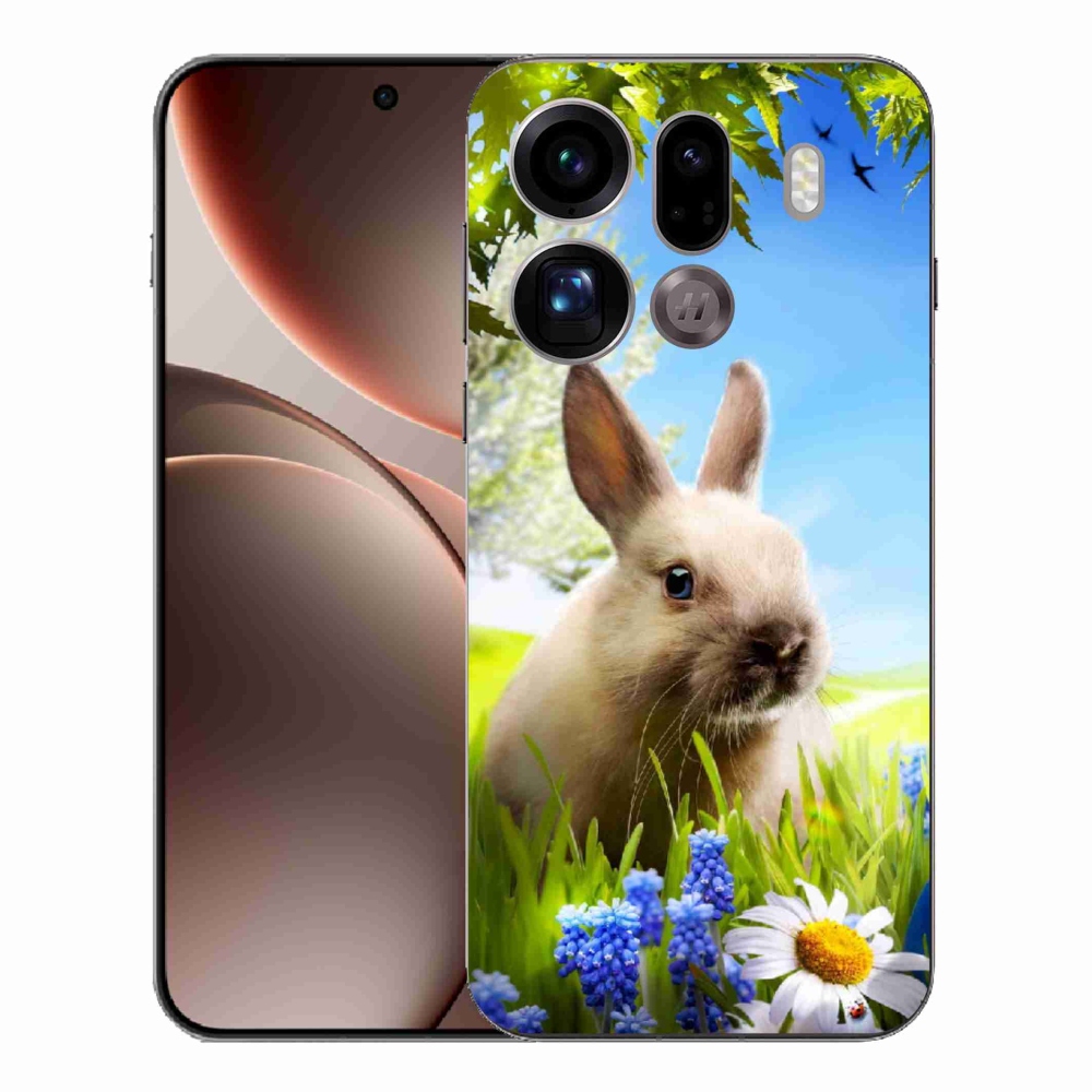 Gélový kryt mmCase na Oppo Find X9 Pro - zajačik