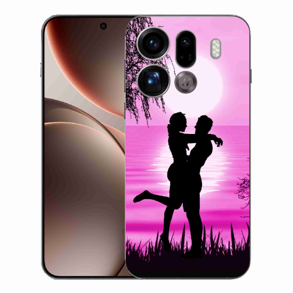 Gélový kryt mmCase na Oppo Find X9 Pro - západ slnka